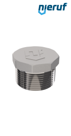 Stopfen 1 1/4" Zoll AG Edelstahl 316