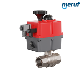 Kugelhahn DN32 - 1 1/4" Zoll Messing elektrisch 24V EK01