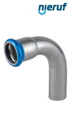 Bogen 90° Pressfitting I x A DN12 - 15,0 mm Edelstahl