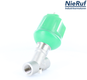 Durchflussregulierventil 3/4" Zoll Edelstahl FKM 4 - 20 mA ED01