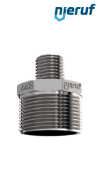 Reduziernippel 1 1/2" x 3/4" Zoll AG Edelstahl 316