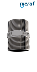 Doppelnippel 1" Zoll AG Edelstahl 316