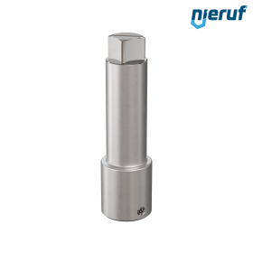 Spindelverlängerung Nabenlänge 100 mm Vierkant 17mm AD02 Edelstahl